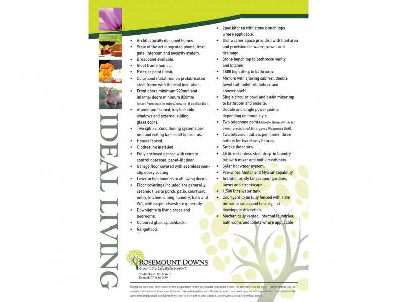 “The Amethyst” Rosemount Downs over 50′s Resort, South Street, Glenvale QLD 4350