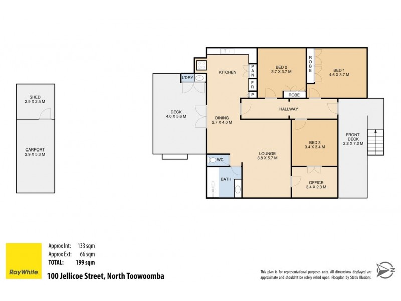 100 Jellicoe Street, North Toowoomba QLD 4350 Floorplan