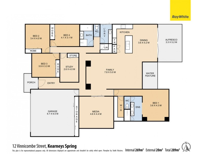 12 Vinnicombe Street, Kearneys Spring QLD 4350