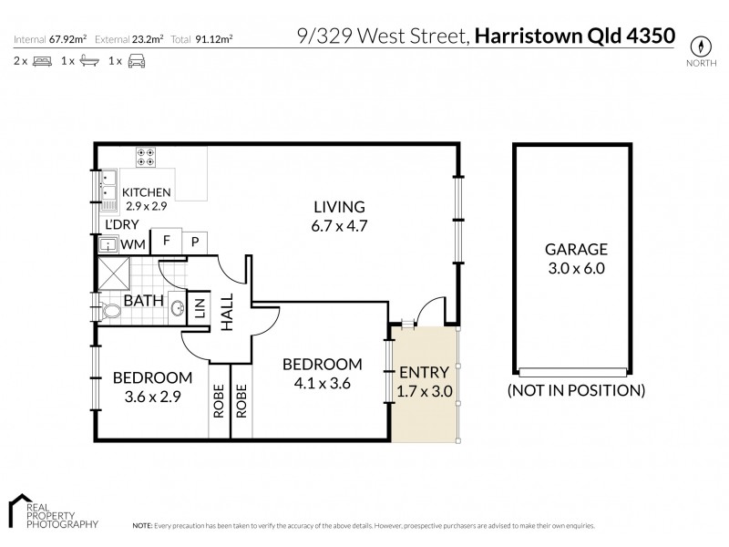 Unit 9/329 West Street, Harristown QLD 4350 Floorplan