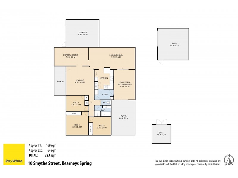 10 Smythe Street, Kearneys Spring QLD 4350 Floorplan