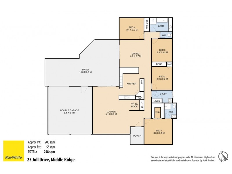 25 Jull Drive, Centenary Heights QLD 4350 Floorplan