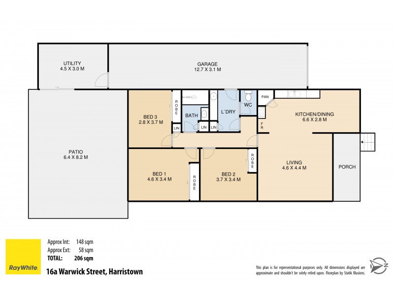 16A Warwick Street, Harristown QLD 4350 Floorplan