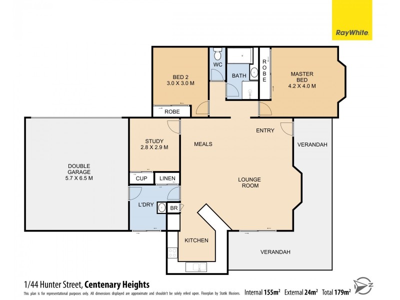 Unit 1/44 Hunter Street, Centenary Heights QLD 4350 Floorplan