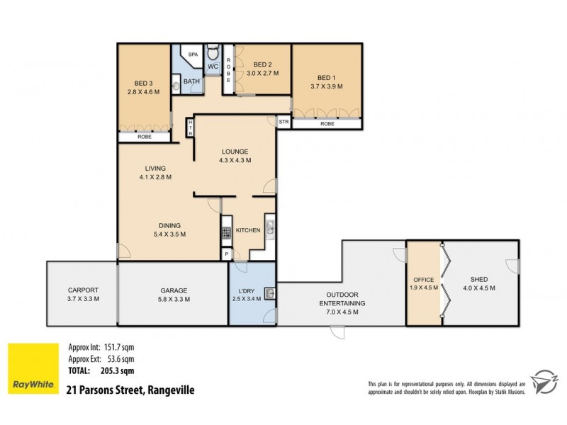 21 Parsons Street, Rangeville QLD 4350 Floorplan