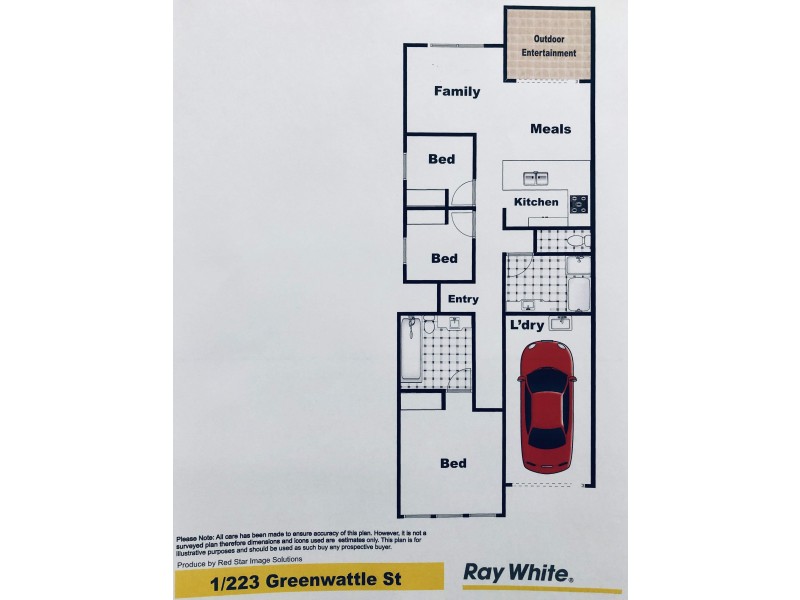 1/223 Greenwattle Street, Cranley QLD 4350 Floorplan