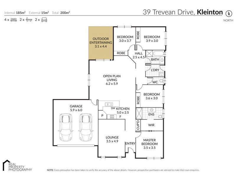 39 Trevean Drive, Kleinton QLD 4352 Floorplan