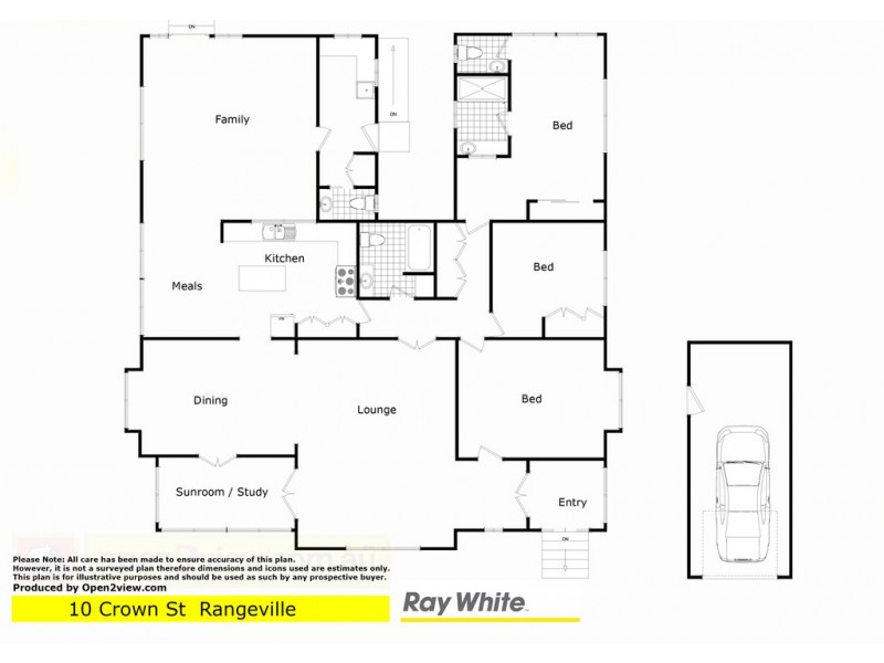 10 Crown Street, Rangeville QLD 4350 Floorplan