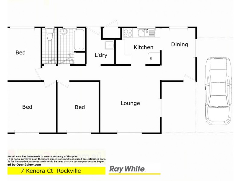 7 Kenora Court, Rockville QLD 4350 Floorplan