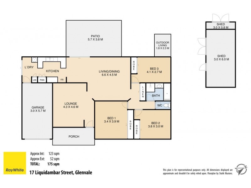 17 Liquidambar Street, Glenvale QLD 4350 Floorplan
