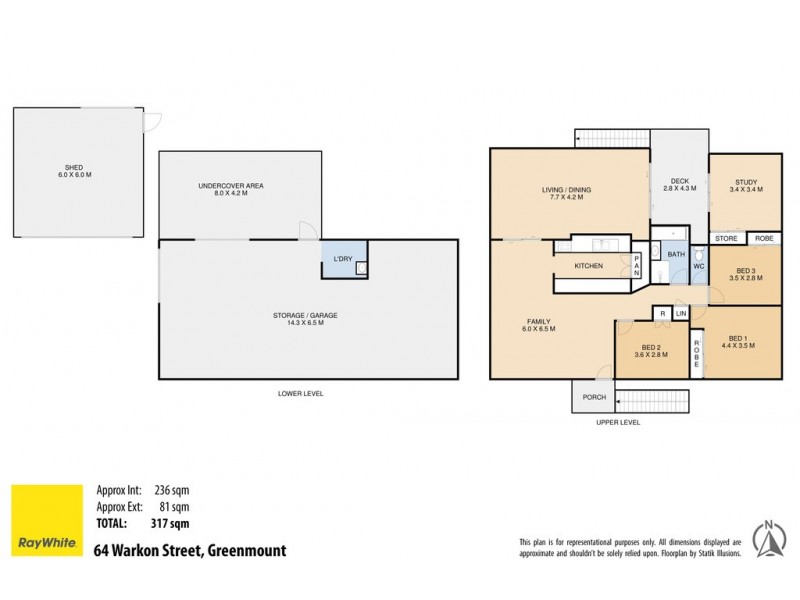 64 Warkon Street, Greenmount QLD 4359 Floorplan