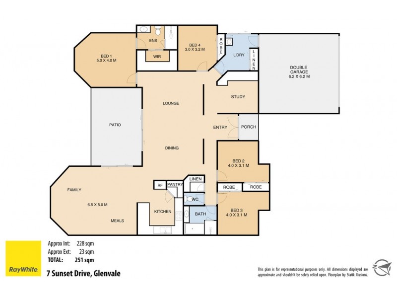 7 Sunset Drive, Glenvale QLD 4350 Floorplan