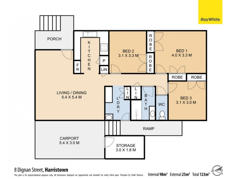 8 Dignan Street, Harristown QLD 4350 Floorplan