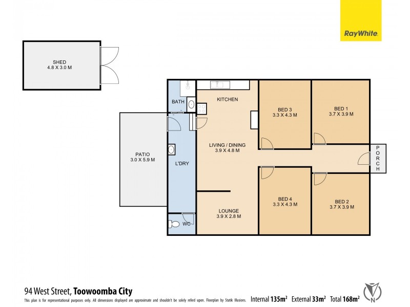 94 West Street, Toowoomba City QLD 4350 Floorplan