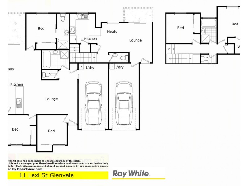 Units 1 and 2/11 Lexi Street, Glenvale QLD 4350 Floorplan