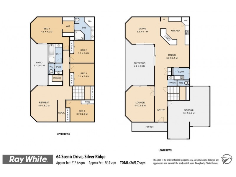 64 Scenic Drive, Silver Ridge QLD 4352 Floorplan