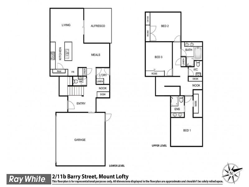 2/11B Barry Street, Mount Lofty QLD 4350 Floorplan