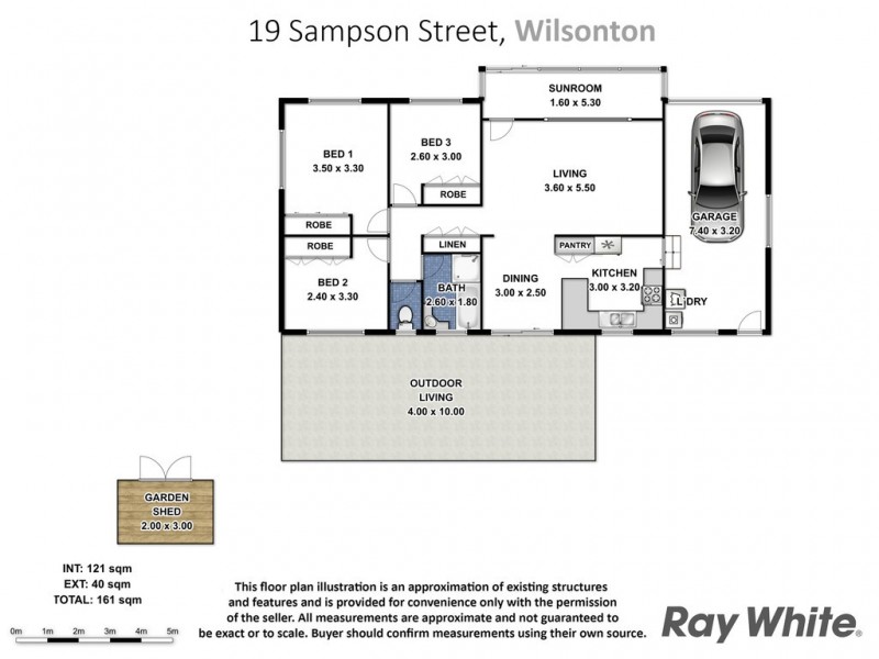 19 Sampson Street, Wilsonton QLD 4350 Floorplan