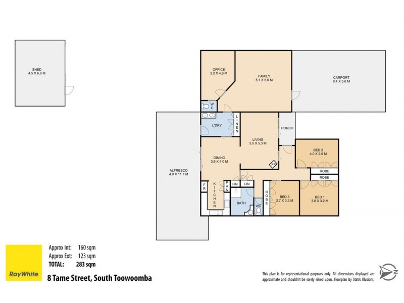 8 Tame Street, South Toowoomba QLD 4350 Floorplan