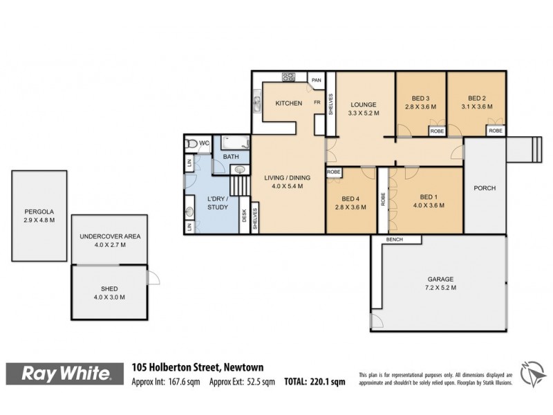 105 Holberton Street, Newtown QLD 4350 Floorplan