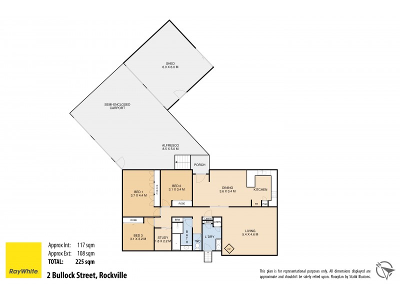 2 Bullock Street, Rockville QLD 4350 Floorplan