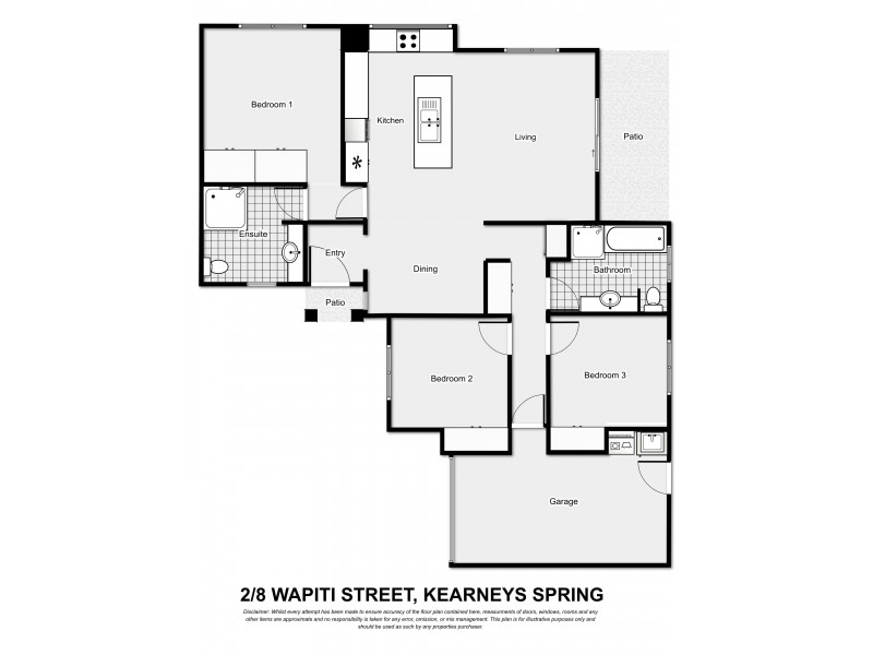 2/8 Wapiti Street, Kearneys Spring QLD 4350