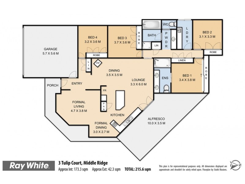 3 Tulip Court, Middle Ridge QLD 4350