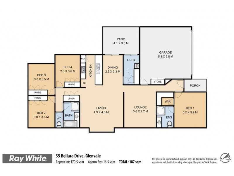35 Bellara Drive, Harristown QLD 4350 Floorplan