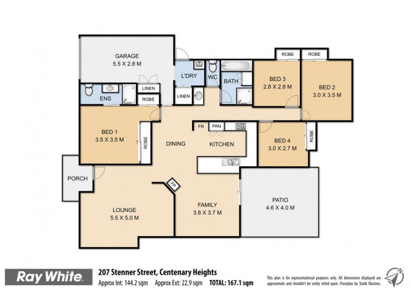 207 Stenner Street, Centenary Heights QLD 4350 Floorplan