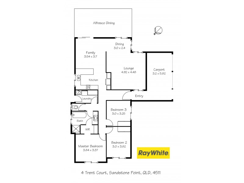4 Trent Court, Sandstone Point QLD 4511 Floorplan
