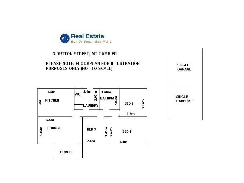 3 Dutton Street, Mount Gambier SA 5290 Floorplan