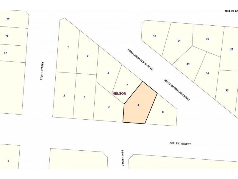 Lot 5 Kellett Street, Nelson VIC 3292 Floorplan