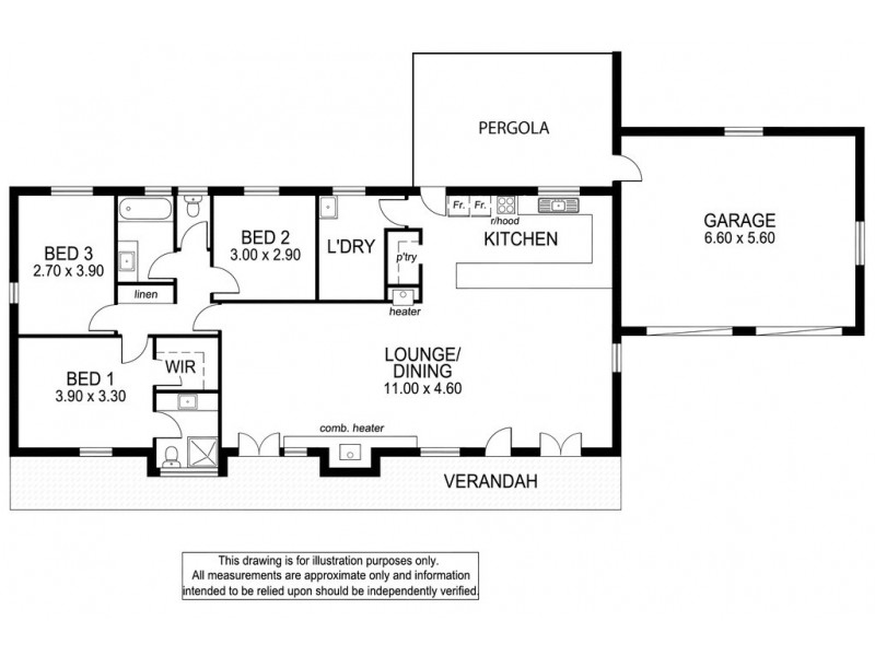 20 Dry Creek Road, Donovans SA 5291 Floorplan