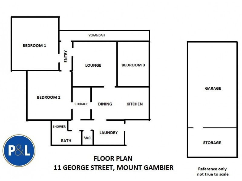 11 George Street, Mount Gambier SA 5290 Floorplan