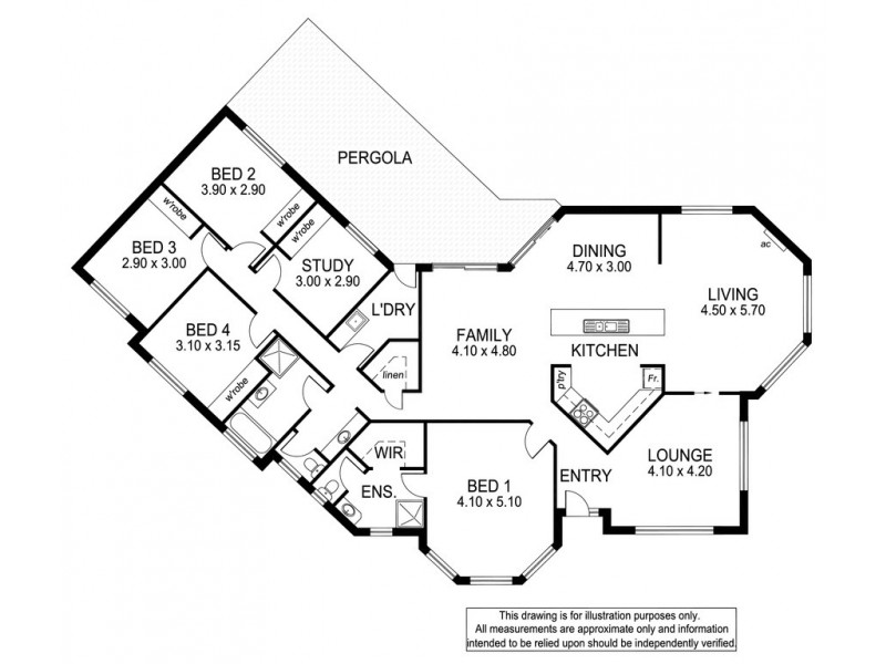 96 Warreanga Road, Wye SA 5291 Floorplan