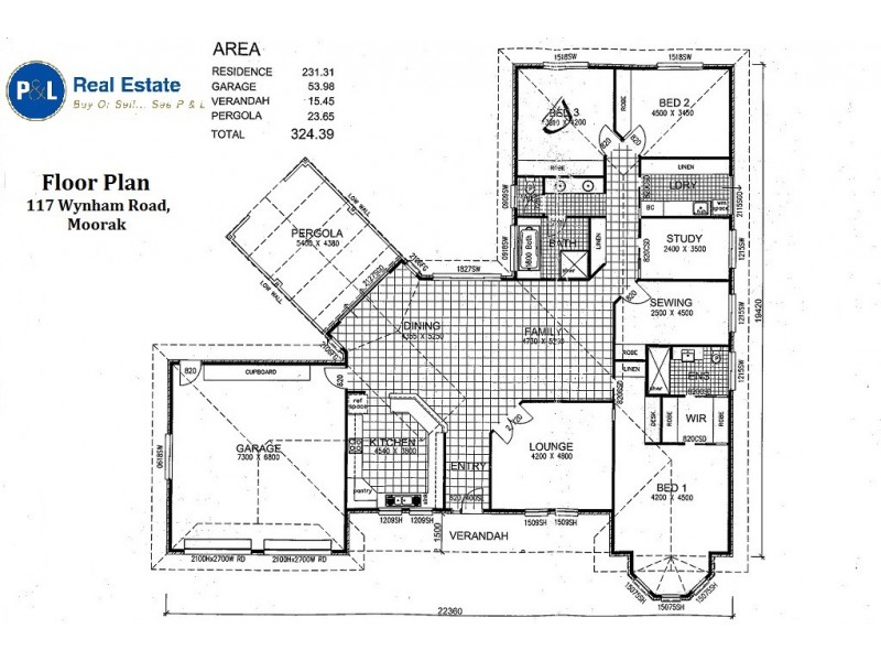 117 Wynham Road, Moorak SA 5291 Floorplan