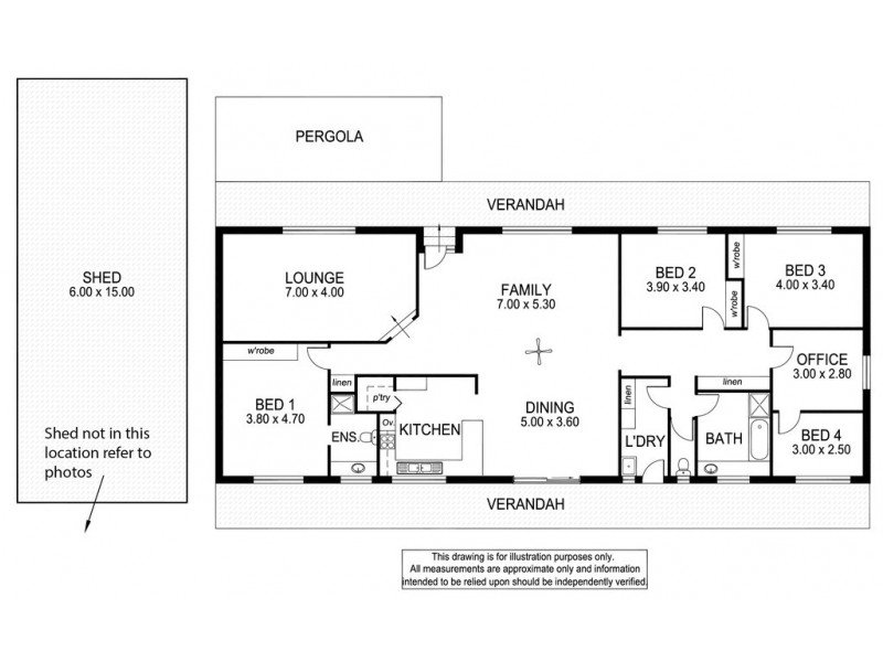 306 The Springs Rd,, Glencoe SA 5291 Floorplan