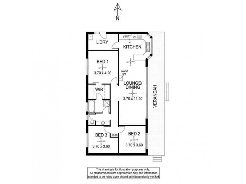 19 Morphett Terrace, Tarpeena SA 5277 Floorplan