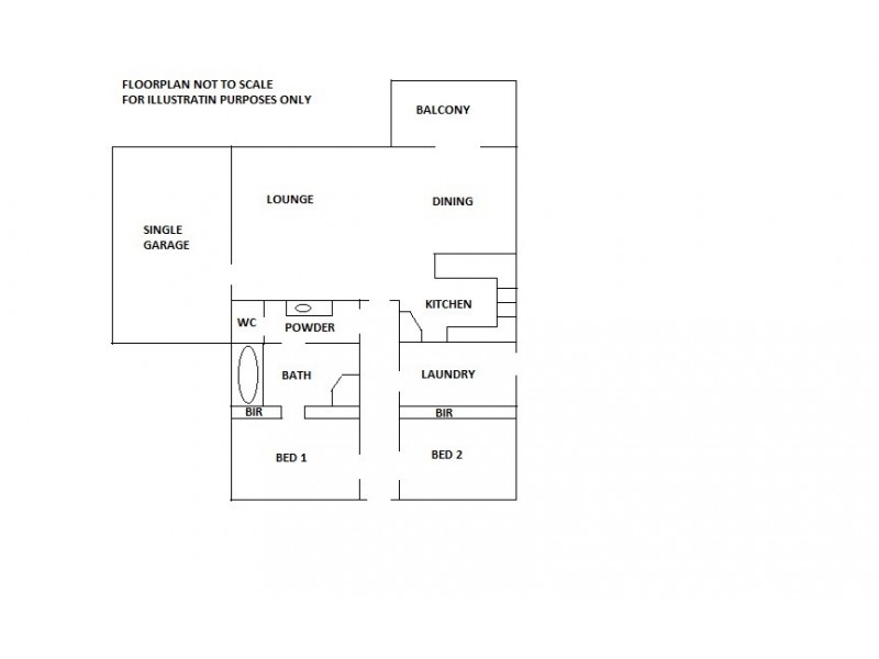 2/53 Bertha Street, Mount Gambier SA 5290 Floorplan