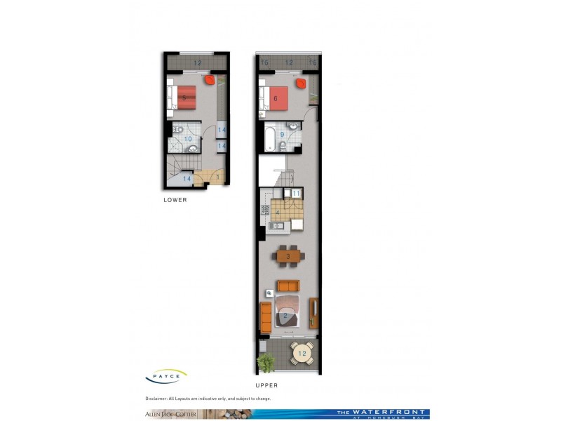 4 The Crescent, Wentworth Point NSW 2127 Floorplan
