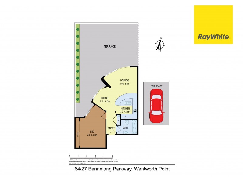 64/27 Bennelong Parkway, Wentworth Point NSW 2127 Floorplan