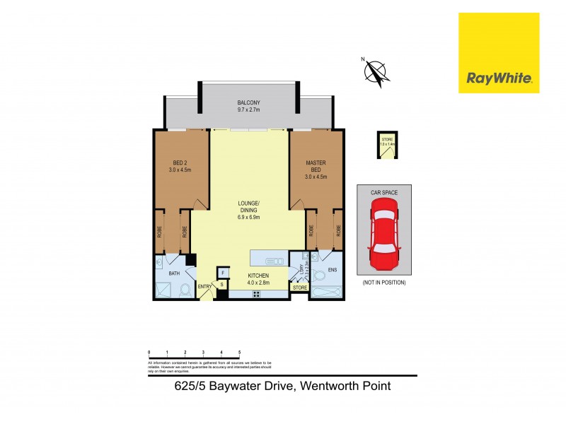 652/5 Baywater Drive, Wentworth Point NSW 2127 Floorplan