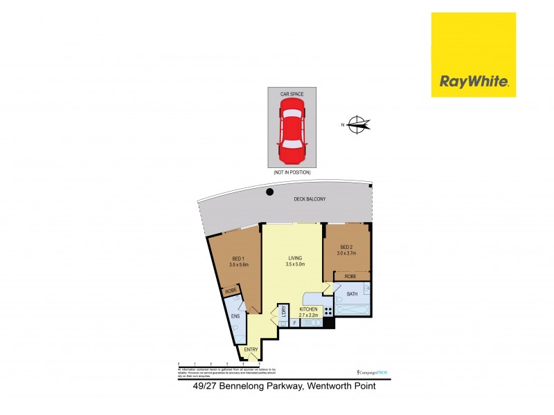 4**/27 Bennelong Parkway, Wentworth Point NSW 2127 Floorplan