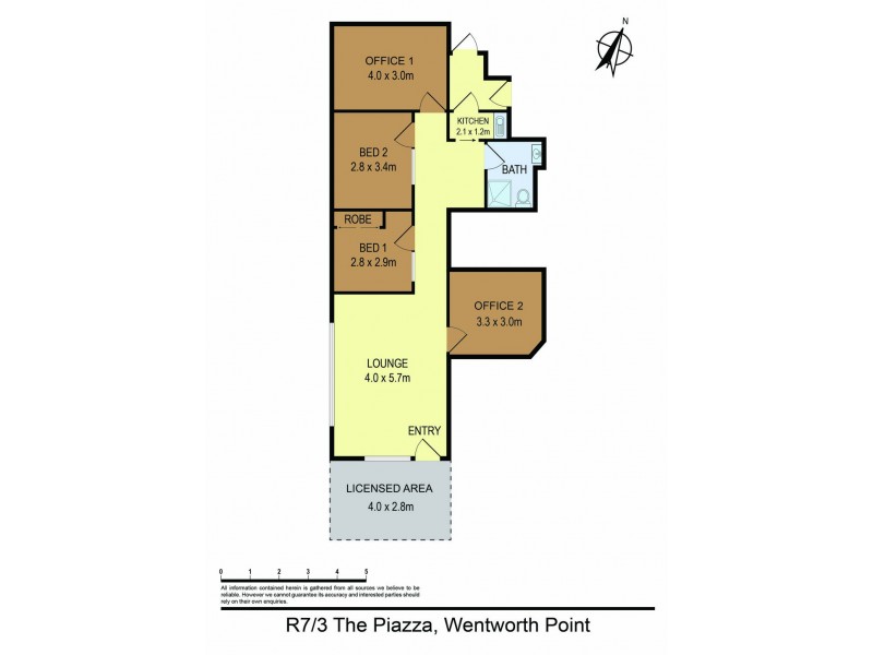 Shop 3G/3 The Piazza, Wentworth Point NSW 2127 Floorplan