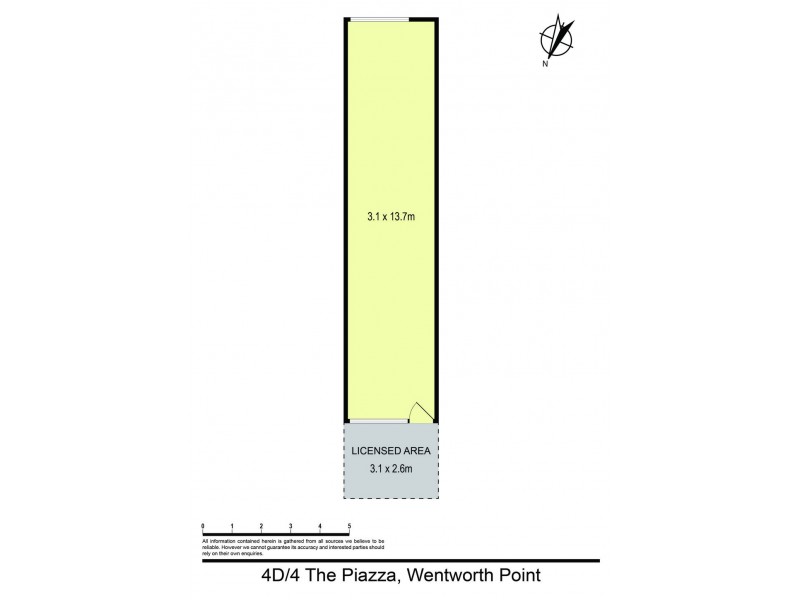 4D/4 The Piazza, Wentworth Point NSW 2127 Floorplan