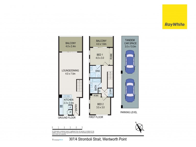 307/4 Stromboli Strait, Wentworth Point NSW 2127 Floorplan