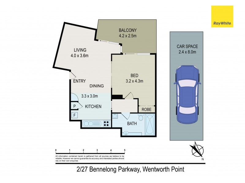 2/27 Bennelong Parkway, Wentworth Point NSW 2127 Floorplan