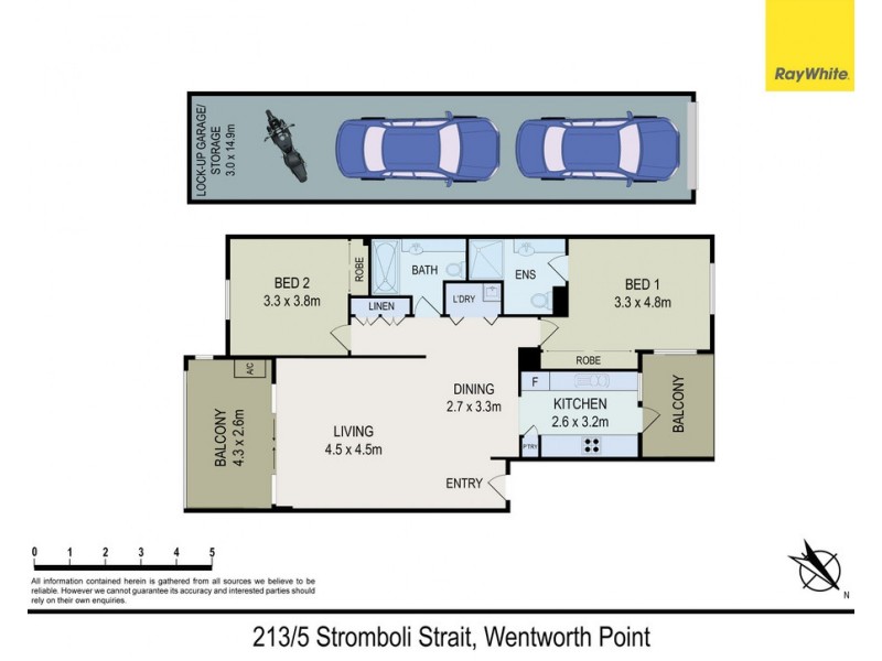 213/5 Stromboli Strait, Wentworth Point NSW 2127 Floorplan
