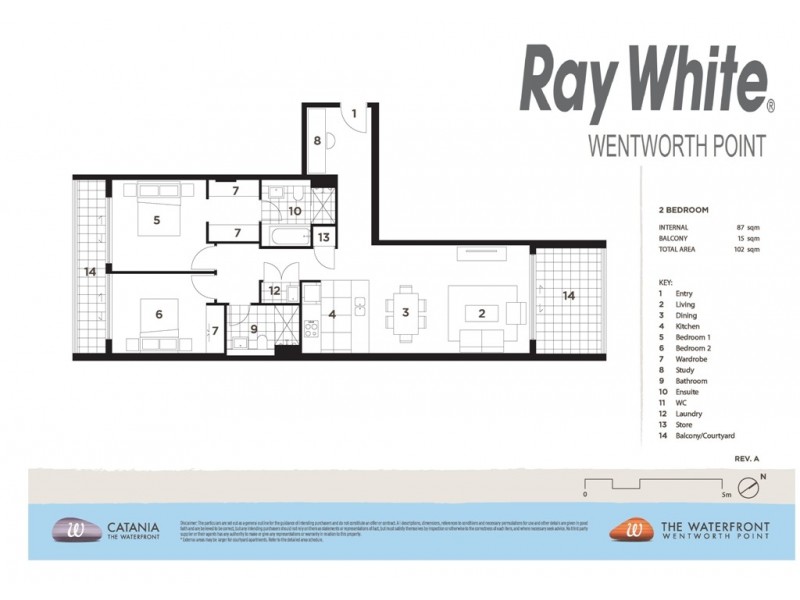 22 Baywater Drive, Wentworth Point NSW 2127 Floorplan