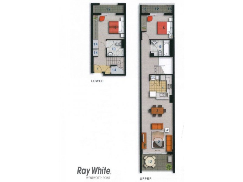 684/4 The Crescent, Wentworth Point NSW 2127 Floorplan